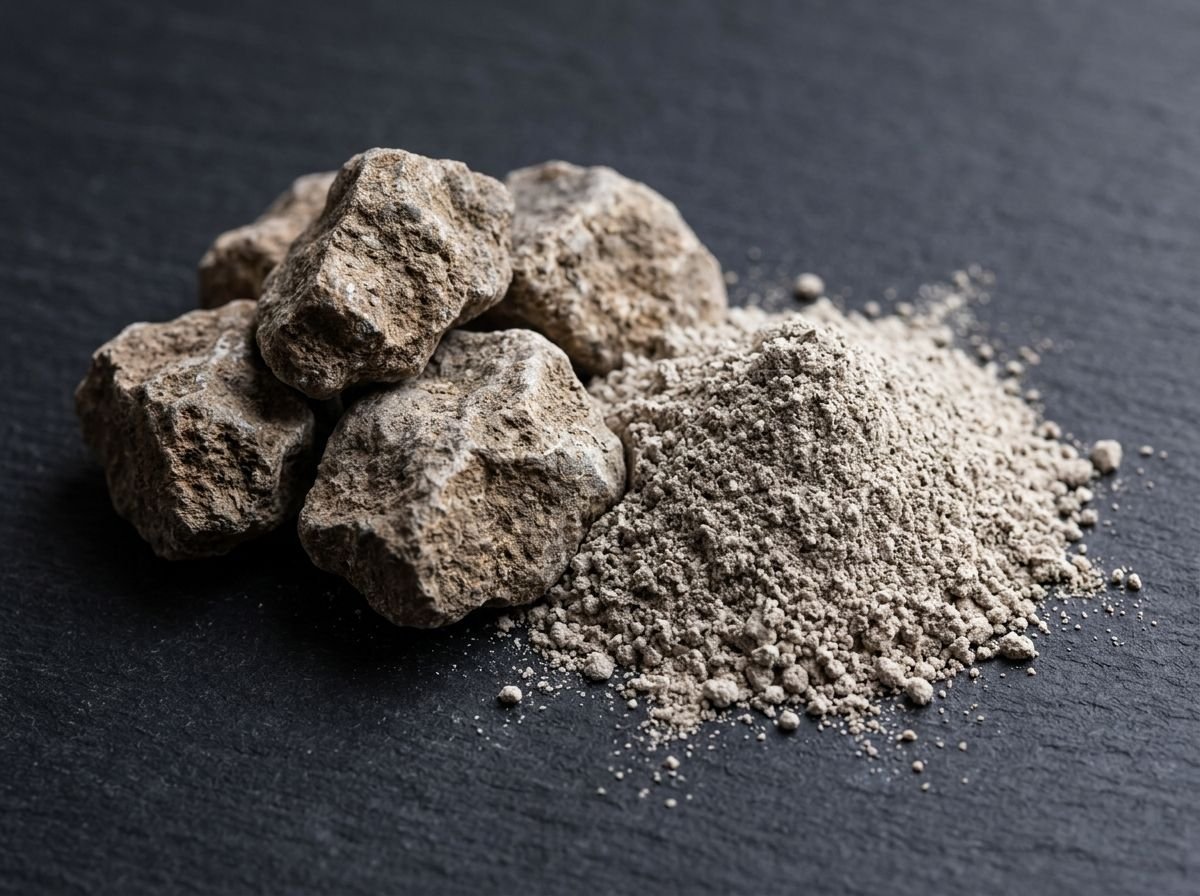 Raw rock phosphate lumps and phosphate powder from Pakistan